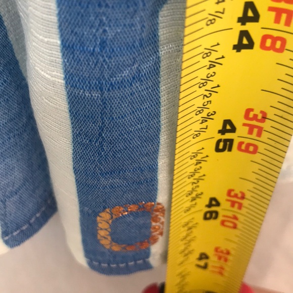 Alex&parker blue/gold dress - Picture 9 of 11